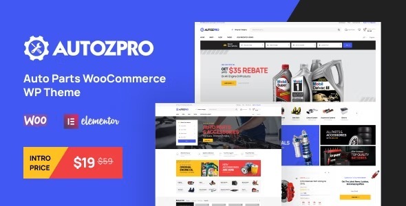 Autozpro Auto Parts WooCommerce WordPress Theme Nulled Free Download