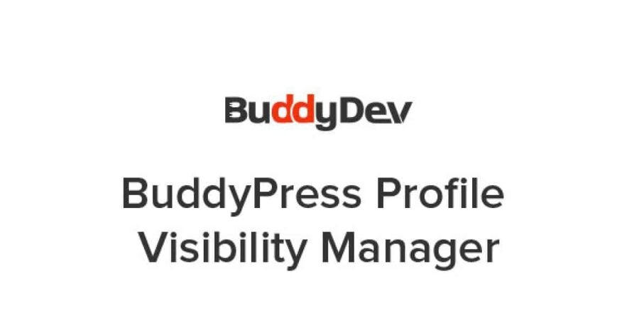 BuddyPress Profile Visibility Manager Nulled Free Download