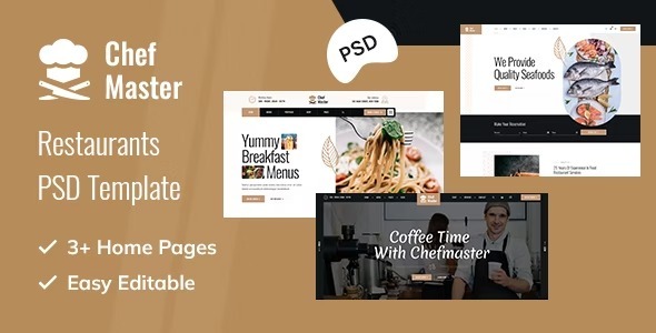 Chefmaster Nulled Restaurant WordPress Theme Free Download