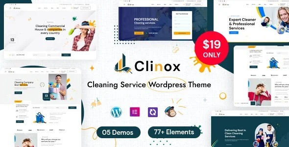 Clinox Nulled Cleaning Services WordPress Theme Free Download