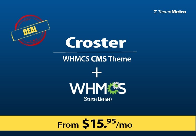 Croster WHMCS CMS Theme Nulled Free Download
