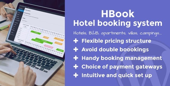 HBook Nulled Hotel booking system WordPress Plugin Free Download