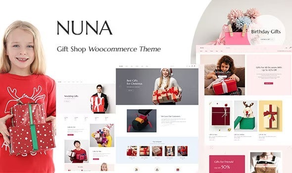 Nuna Nulled Gift Store WooCommerce Theme Free Download