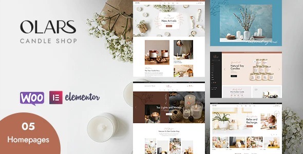 Olars Nulled Candle Handmade WooCommerce Theme Free Download