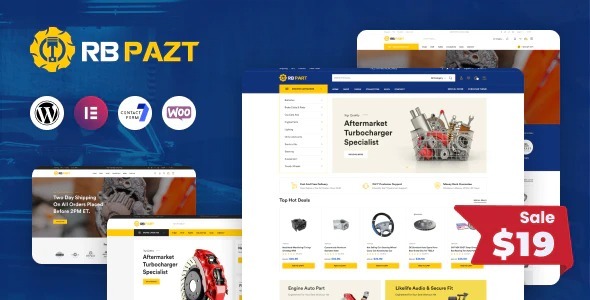 RBpazt Nulled Auto Parts WooCommerce Theme Free Download