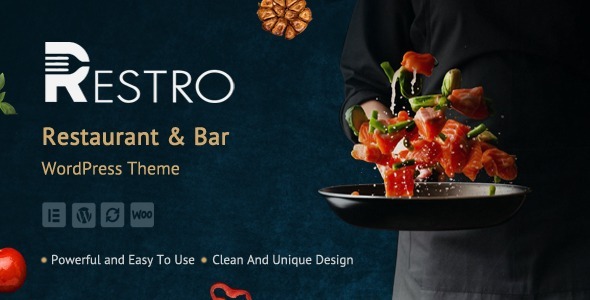 Restro Restaurant & Bar Nulled WordPress Theme Free Download