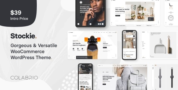 Stockie Nulled Modern Multi-Purpose WooCommerce Theme Free Download