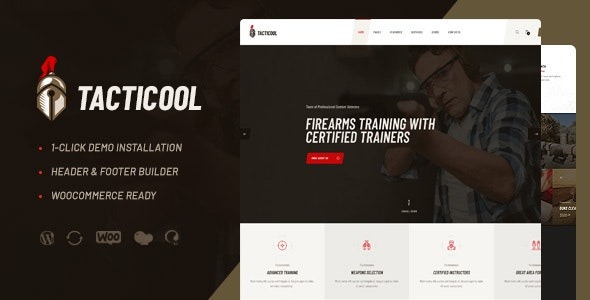 Tacticool Nulled Shooting Range & Gun Store WordPress Theme Free Download