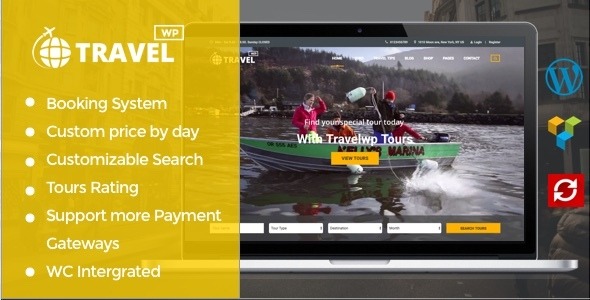 TravelWp Nulled Travel Tour Booking WordPress Theme Download