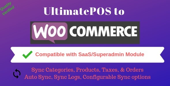 UltimatePOS to WooCommerce Addon Nulled With SaaS compatible Free Download