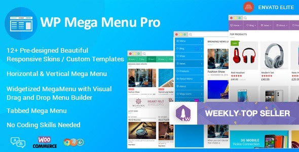 WP Mega Menu Pro Nulled Responsive Mega Menu Plugin for WordPress Free Download