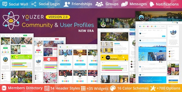Youzify formerly Youzer Nulled BuddyPress Community & WordPress User Profile Plugin Free Download