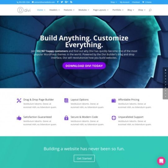 Divi Nulled Theme + Builder+ Extra Theme + Templates + Layouts + PSD Free Download