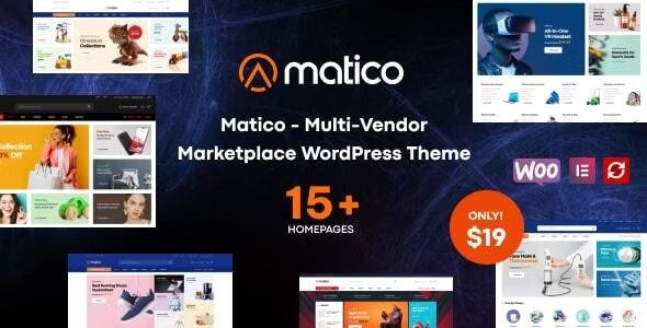 Matico Nulled Multi Vendor Marketplace WordPress Theme Free Download