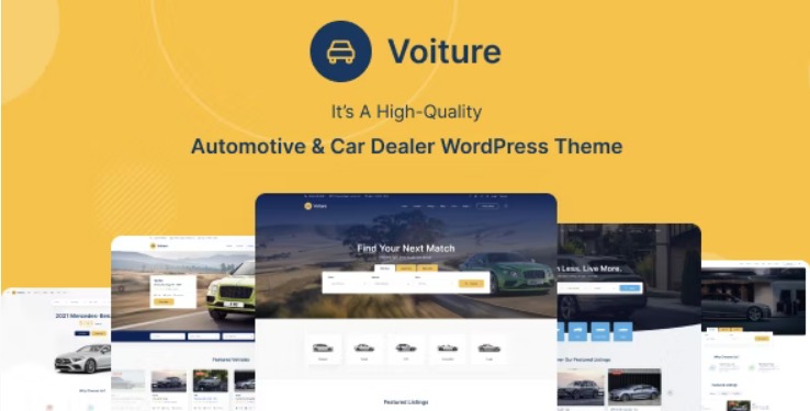 Voiture Nulled Automotive & Car Dealer WordPress Theme Free Download