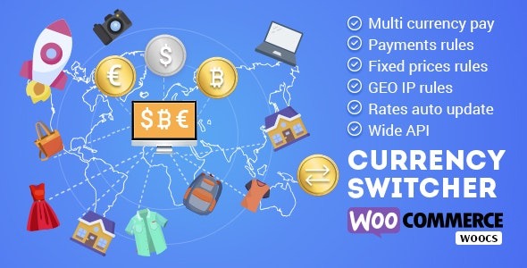 WOOCS Nulled WooCommerce Currency Switcher Free Download