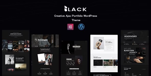 Blackdsn Nulled Creative Ajax Portfolio WordPress Theme Free Download