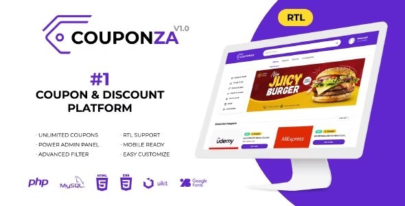 Couponza Nulled Ultimate Coupons & Discounts Platform Free Download