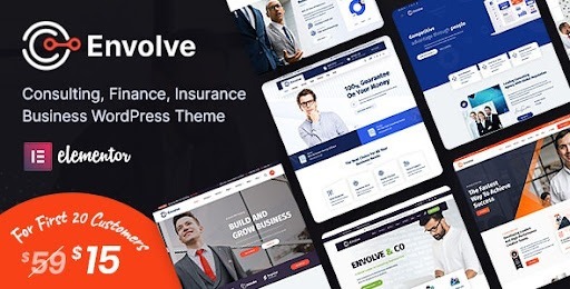Envolve Nulled Consulting Business WordPress Theme Free Download
