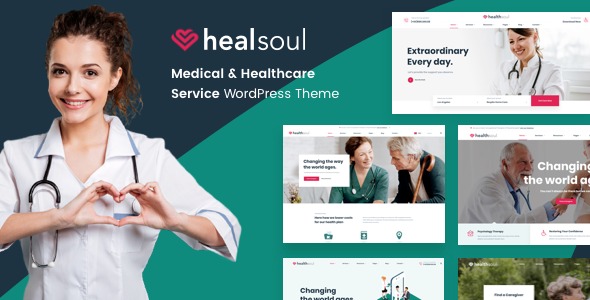 Healsoul Nulled Medical Care, Home Healthcare Service WP Theme Free Download