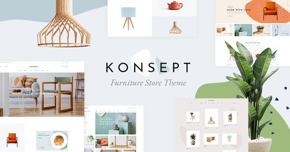 Konsept Nulled Furniture Store Theme Free Download