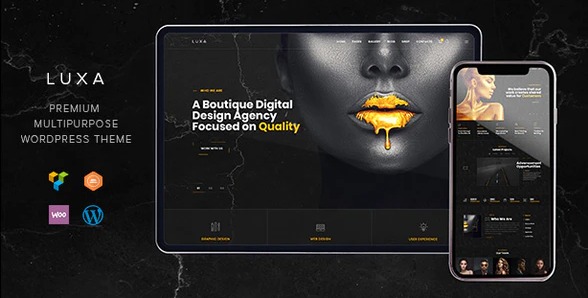 Luxa Nulled Luxury Black MultiPurpose WordPress Theme Free Download