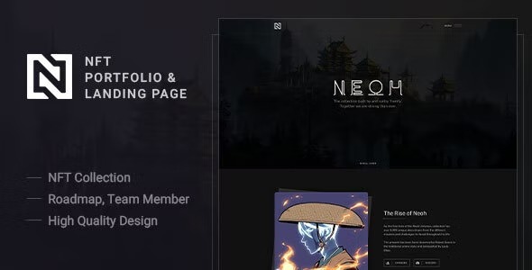 Neoh Nulled NFT Portfolio WordPress Theme Free Download