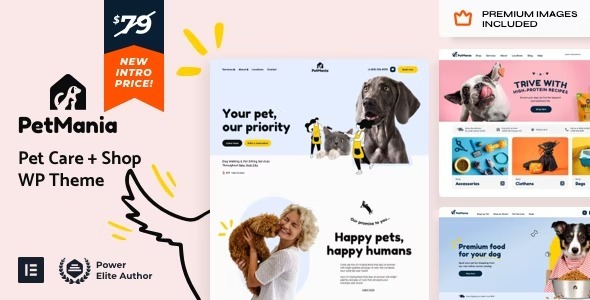 PetMania Nulled Pet Care & Shop Free Download