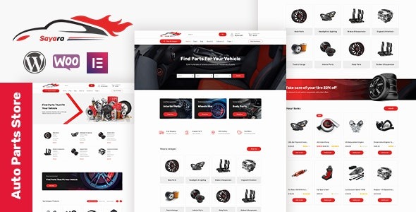 Sayara Nulled Auto Parts Store WooCommerce WordPress Theme Free Download