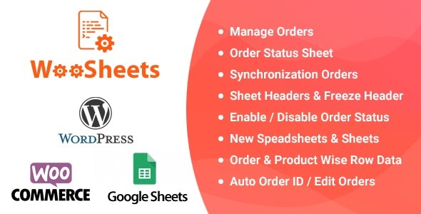 WooCommerce Google Spreadsheet Addon Nulled Import Export WooSheets Free Download