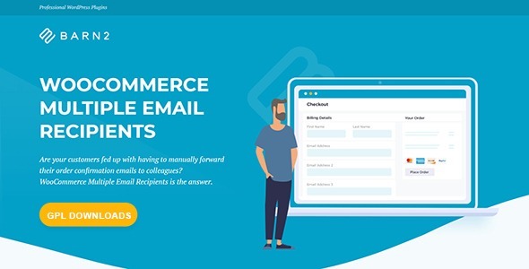 WooCommerce Multiple Email Recipients Nulled Barn2 Media Free Download