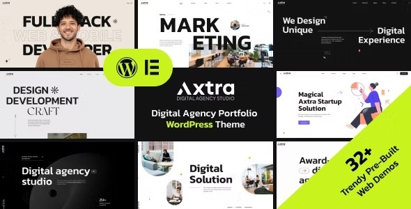 Axtra Nulled Digital Agency Creative Portfolio Theme Free Download