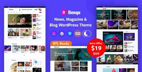 Benqu Nulled News Magazine WordPress Theme Free Download