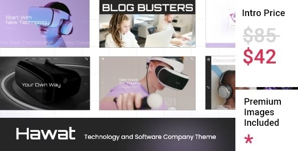 Hawat Nulled Technology and Software Company Theme Free Download