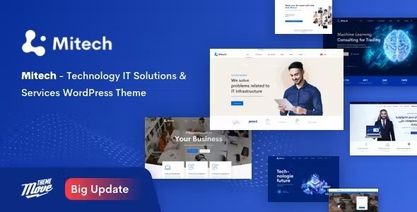 Mitech Nulled IT Solutions And Services Company HTML Template Free Download