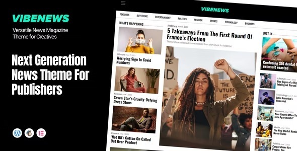 Vibenews Nulled Digital News Magazine Theme Free Download