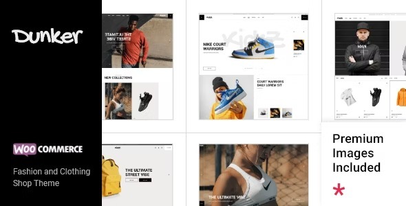 Dunker Nulled Fashion and Clothing Shop Theme Free Download