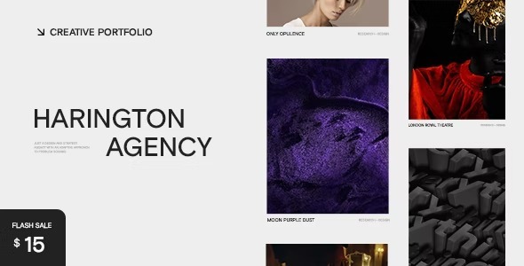 Harington Nulled Creative Portfolio Theme Free Download