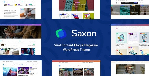 Saxon Nulled Viral Content Blog & Magazine WordPress Themes Free Download