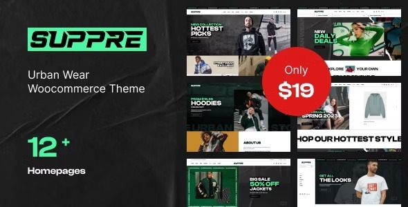 Suppre Nulled Urban Wear WooCommerce Theme Free Download