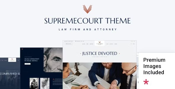 SupremeCourt Nulled Law Firm and Attorney Theme Free Download