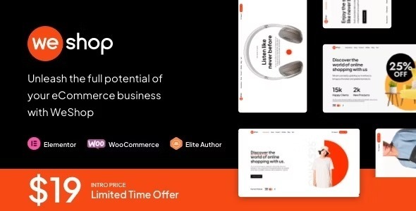 WeShop Nulled Multipurpose WooCommerce Theme Free Download