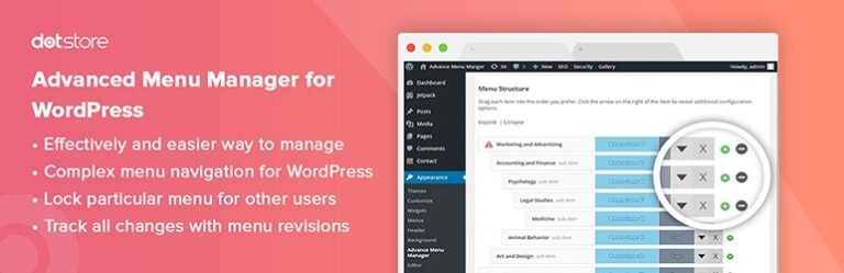 Advance Menu Manager for WordPress Nulled Thedotstore Free Download