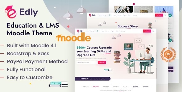 Edly Nulled Moodle LMS Education Theme Free Download