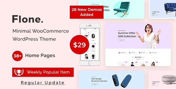 Flone Nulled Minimal WooCommerce WordPress Theme Free download