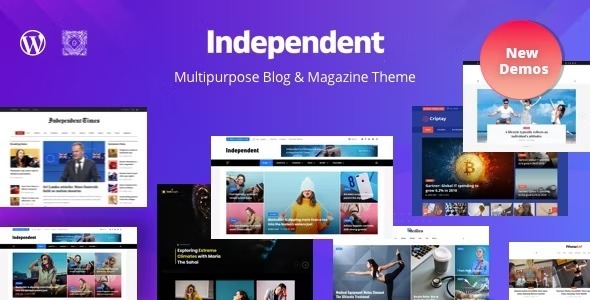 Independent Nulled Multipurpose Blog & Magazine Theme Free Download
